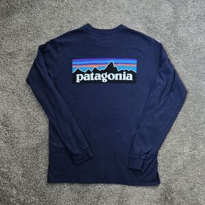 Patagonia Men's Long-Sleeved Logo Responsibili-Tee size medium